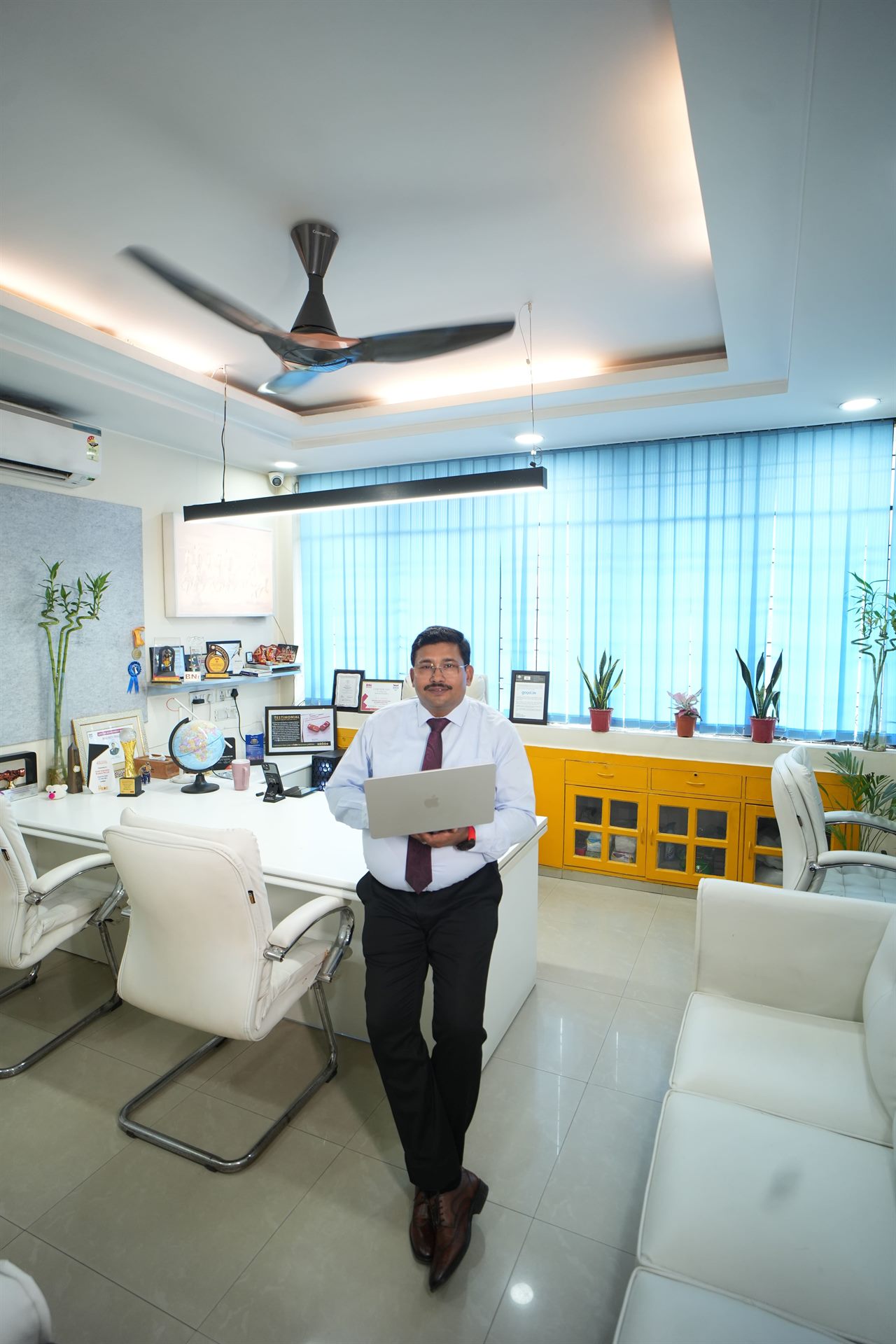 BD Rathore Standing Executive Photoshoot